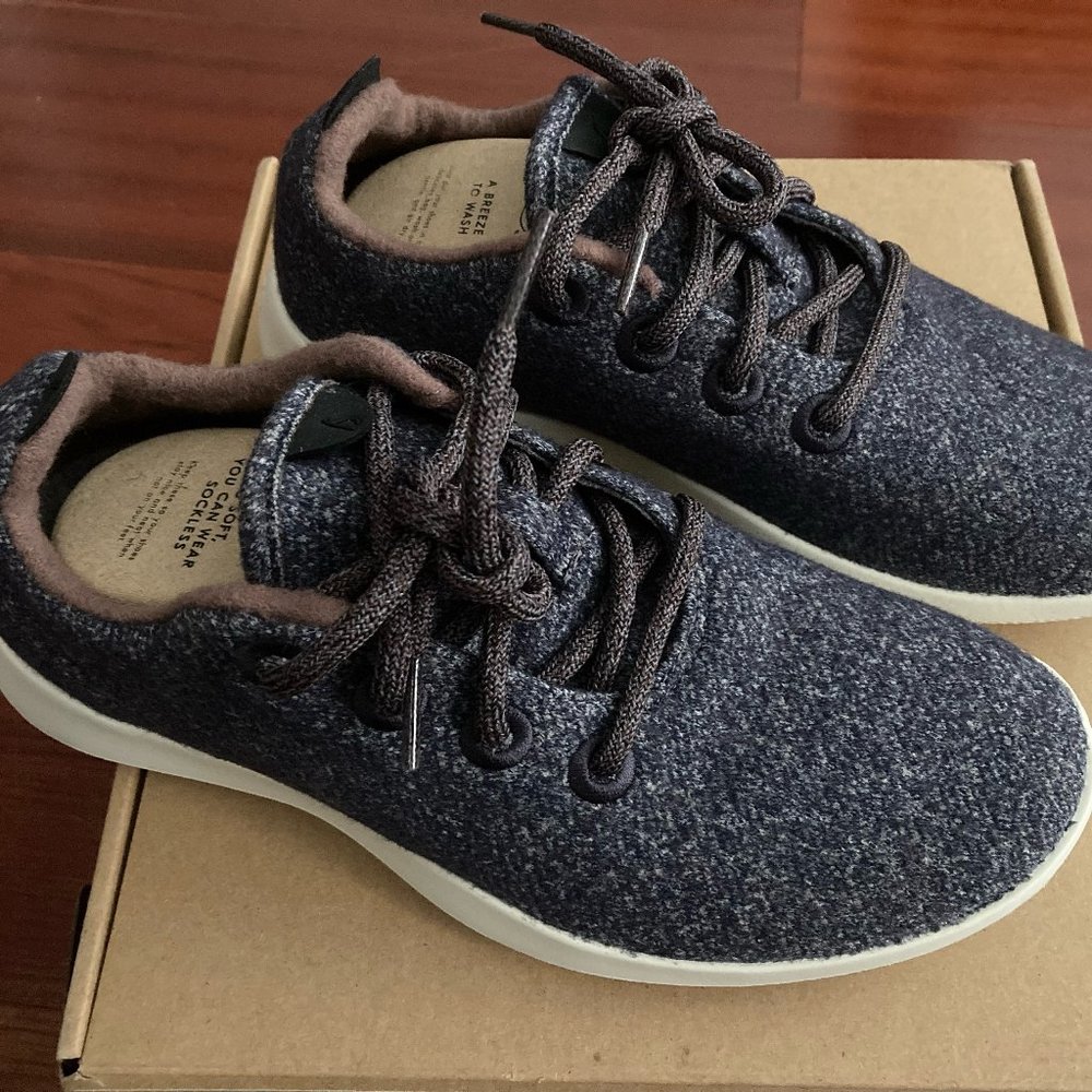 ALLBIRDS Womens Wool Runners MATTERHORN Dk Gray Sneaker Shoe Limited Ed NEW Sz 8 - Picture 2 of 7